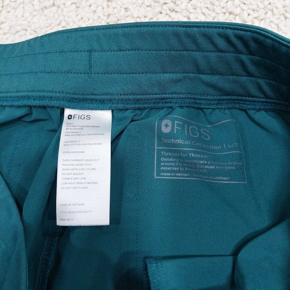 Figs Teal Jogger Pants - Picture 5 of 9